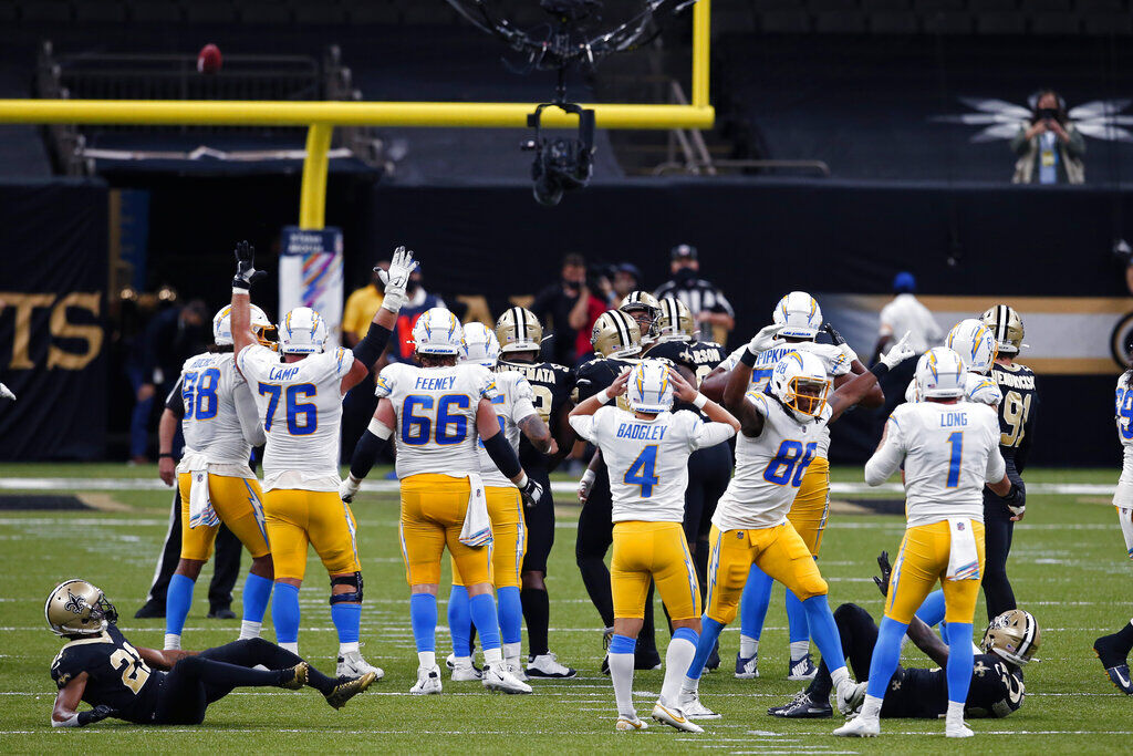 APTOPIX Chargers Saints Football